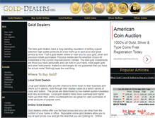 Tablet Screenshot of gold-dealers.org